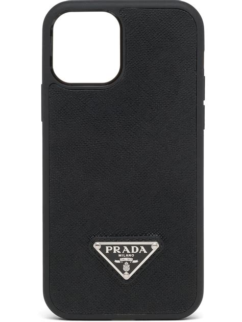 capinha da prada original|Capa para iPhone 12 e 12 Pro em Saffiano Preto .